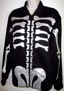 NWT Adidas XL XLarge Jacket Obyo Jeremy Scott Black Bones Skeleton
