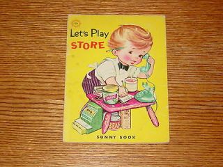 Lets Play Store Sunny Book SC Mary Windsor 1970 Samuel Lowe Co $.19