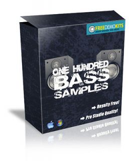 Hundred Bass Tones Wav Samples One Shot Audio MPC Fruity Loops FL Make