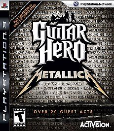 Guitar Hero Metallica (Sony Playstation 3, 2009) *USED*