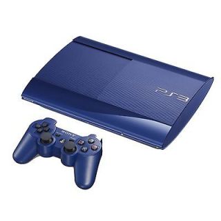 PS3 500GB Super Slim Console Limited Edition Azurite Blue