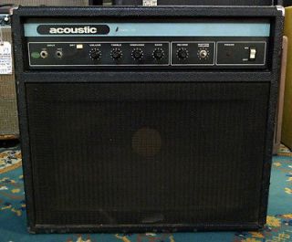 1979 Acoustic Control Corporation 117 50 Watt Guitar Amp Made In USA