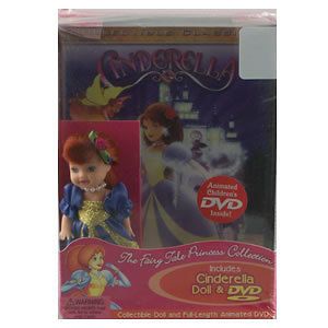 Cinderella Animated Classic DVD with Cinderella Doll