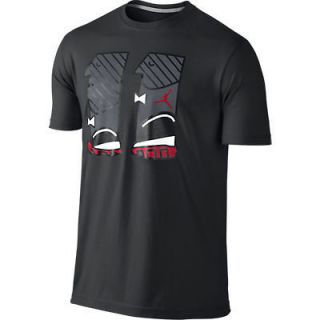 Nike Air Jordan XI Stepn Out Tee Black/Gym Red 514831 010 Sz M XL