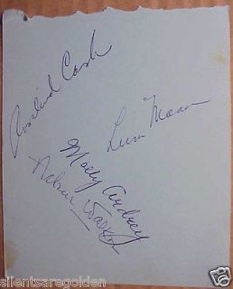 ROSALIND CASH Actress TV 70s to 90s & 3 signed one 4.5x5.5 inch page #