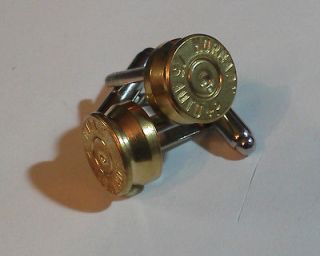 45 ACP Hornady +P Brass Cufflinks Shell Casing Unique Mens Gift NR