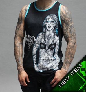 AUTHENTIC SULLEN CLOTHING HEAVY METAL GIRL TANK TOP SHIRT PUNK GOTH