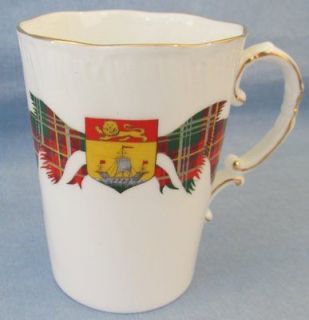 Adderley New Brunswick Tartan Plaid Fine Bone China Coffee Mug Cup