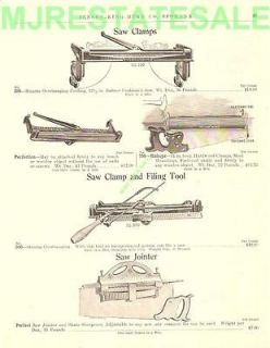 1911 Stearns,Perfec tion,Bishop Saw Clamp Jointer AD