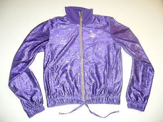 ADIDAS RESPECT ME Jacket shiny Purple CROWN athletic vest Women Size M