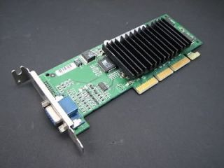 listed Nvidia TNT2 GPU 16MB Video Memory Low Profile 4x AGP VGA Out