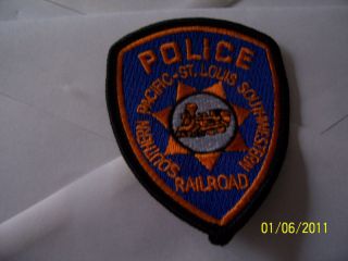 RAILROAD POLICE 3 IN SOUTHERN PACIFIC ST LOUIS PATCH*