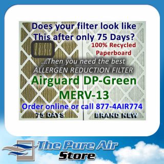  Allergy, Asthma & Dust Furnace and Air Conditioner Filters   4 Pack