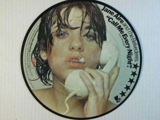 JANE AIRE 45 picture disc CALL ME EVERY NIGHT / LAZY BOY ~ VG++ TO M