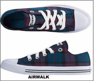 AirWalk Kicks 2 Ba/Kicks BJ 2 Violet Bleu Womens Shoes Size 6. 6.5, 7
