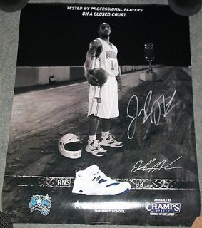 JAMEER NELSON Signed Autographed NBA Orlando Magic Converse Champs