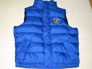 Abercrombie Sawteeth Mountain Vest for Men Blue SZ L/XL   NWT