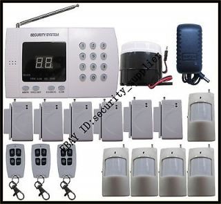 03 99 Wireless Zones DIY Home House Security Alarm Burglar System