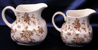 ALFRED MEAKIN ROSA PITCHERS (2) LARGE & SMALL * FREE SHIPPING USA *
