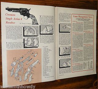 Single Action 6 REVOLVER Parts List~Assembly Article~Explod ed View