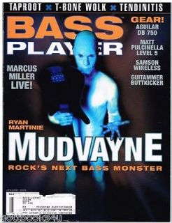 Bass Player Magazine (January 2003)Mudvayne   Ryan Martinie /Taproot