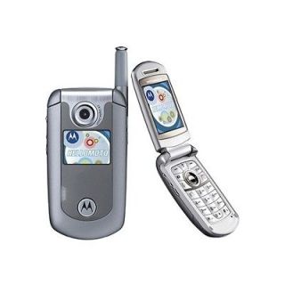 Verizon Motorola E815 Cell Phone Dark Grey CDMA No Contact Used Good