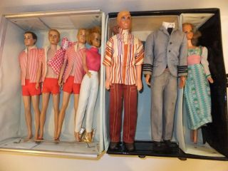 DOLL HUGE 1960S VINTAGE LOT OF DOLLS ALLAN FRANCIE AND MORE WITH CASE