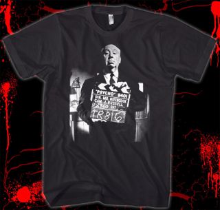 Alfred Hitchcock   Psycho   100% cotton soft t shirt