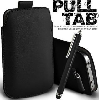 PULL TAB SKIN CASE COVER POUCH+MINI STYLUS FOR VARIOUS ALCATEL PHONES