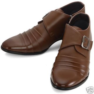Handmade Casual Dress Mens Ankle Boots Brown US 10.5