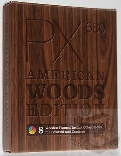 PX680 FILM, AMERICAN WOODS LTD EDITION, HICKORY NUT, FOR POLAROID 600