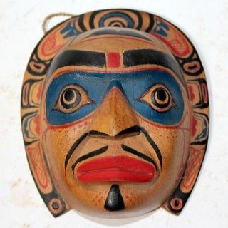 Native American North West Coastal Reproduction Haida Mini Mask