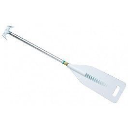 ft Adjustable White Colored Aluminum Boat Hook and Paddle for Boats