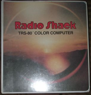 TRS 80 Color Computer Learning Lab Cassettes & Book Radio Shack Tandy