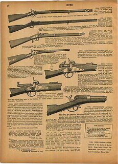 1927 AD Sharpes Carbine Rigby Match Merrill Jenks Robinson Gun Weapon