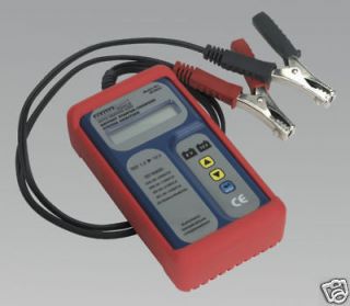 Sealey Digital Battery 6v   12v & Alternator Tester 6 12 24v