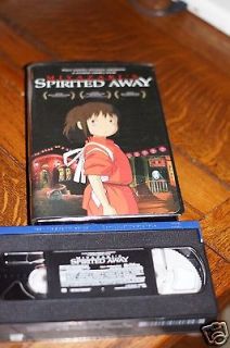 Studio Ghibli films Miyazakis SPIRITED AWAY vhs movie clamshell