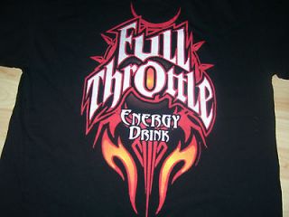 FULL THROTTLE ENERGY DRINK VERY COOL T SHIRT GREAT COLOR SZ  EXTRA