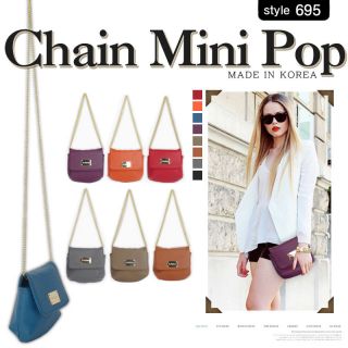 WOMENS Girl High Quality Handbag Mini Chain Shoulder Messenger Cross