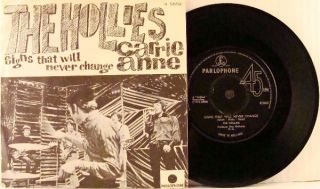 Hollies Carrie Anne Holland Import 45 With Picture Sleeve