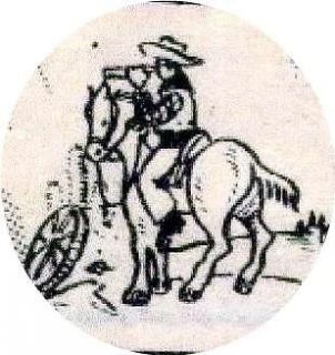 Hand Embroidery & Quilt Pattern 7566 Horses & Cowboys 12 Blocks 1950s