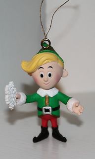 Rudolph Misfit Ornament Christmas HERMEY the Elf with a Snowflake