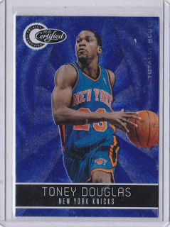 TONEY DOUGLAS 2011 TOTALLY CERTIFIED TOTALLY BLUE BASE #135/299