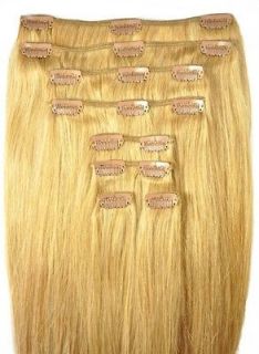 100g Full Set Clip In Hair Remy Human Hair Extensions   14, 18, 22