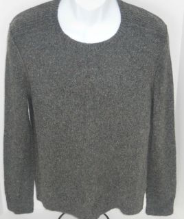 Republic Mens Gray Tweed Wool & Angora Blend Sweater Sizes S XXL