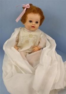 Rare 1950s Effanbee 22 Baby Doll Bubbles in Antique Clothes