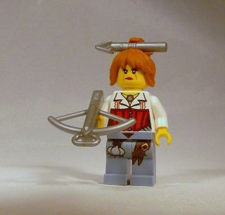 Lego Monster Fighters Minifig   Ann Lee Female Minifigure w/ Cross Bow