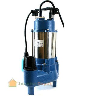 Sewage Pump 7100GPH 220V Stainless Steel Submersible Pump Sump Pump
