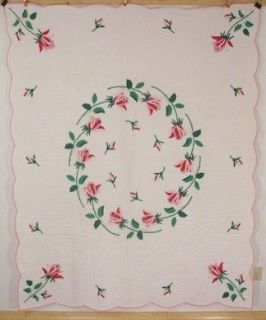 Newly listed Garland of Roses Applique Quilt Kit Pattern