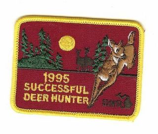 1995 Michigan Successful Deer Hunter Patch